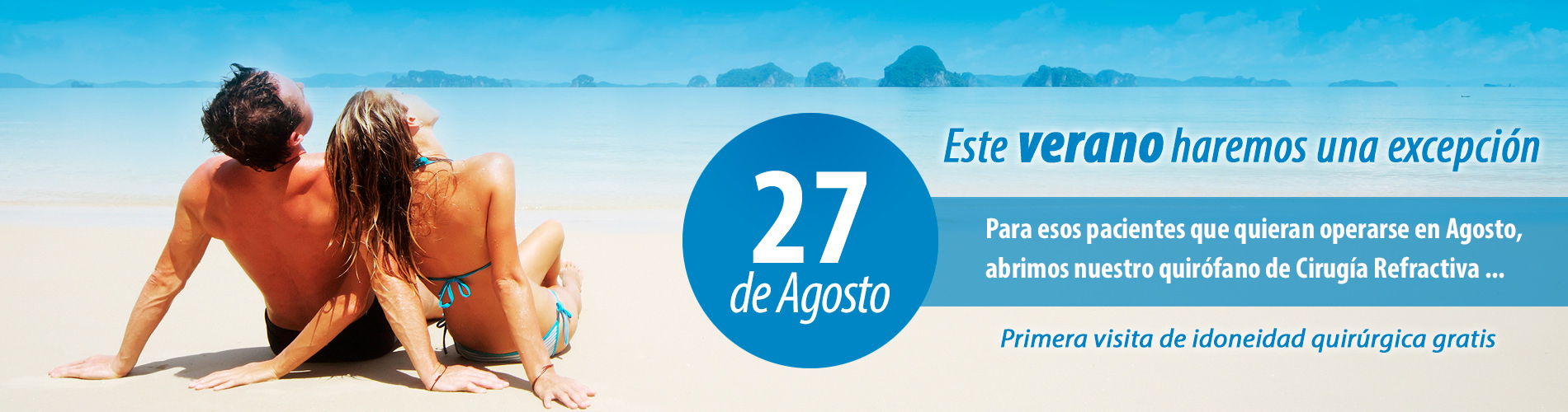 El 27 operamos. Pide tu cita.